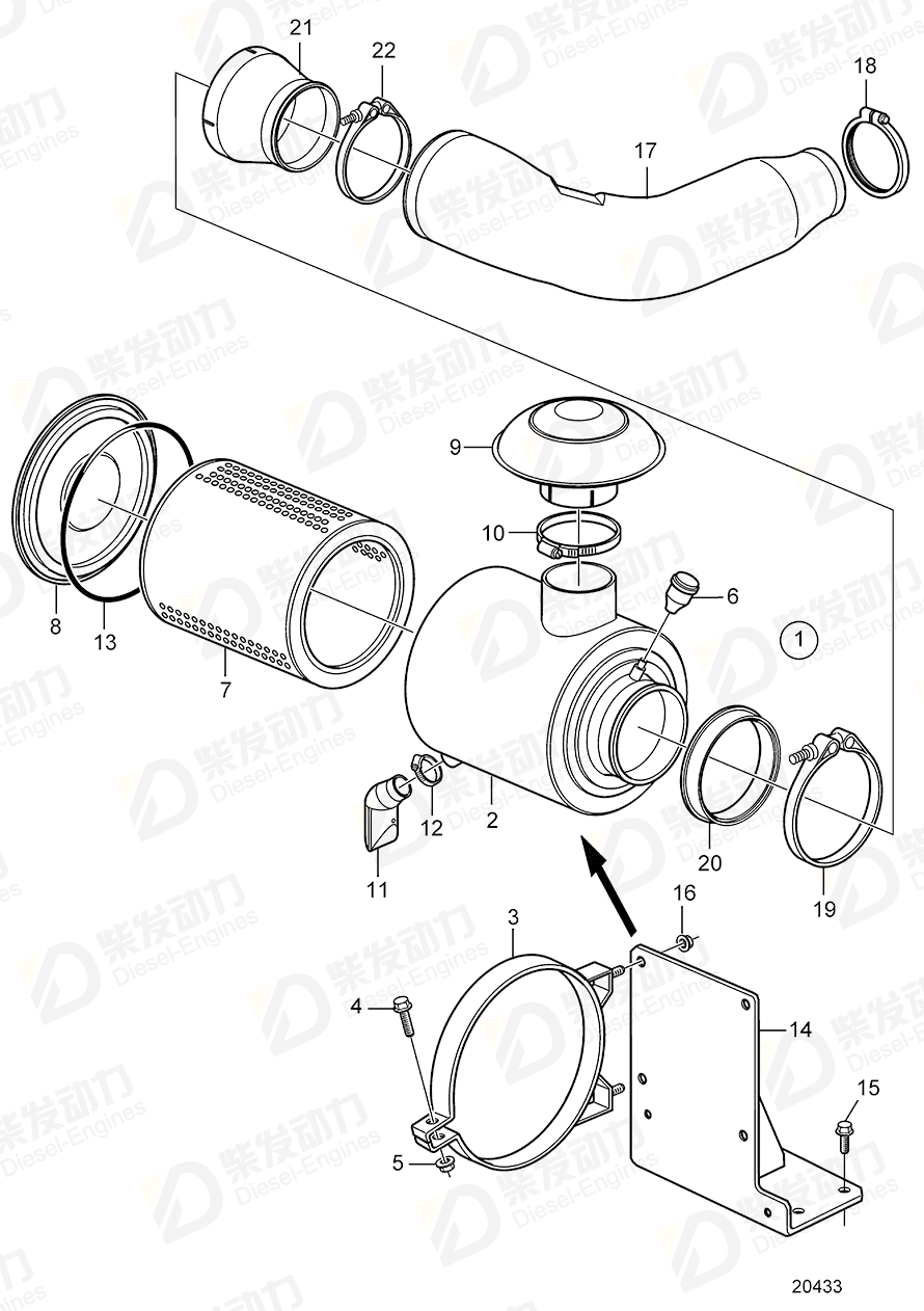 volvo penta Pressure drop indica 3828765 Drawing volvo penta Pressure drop indica 3828765 Drawing